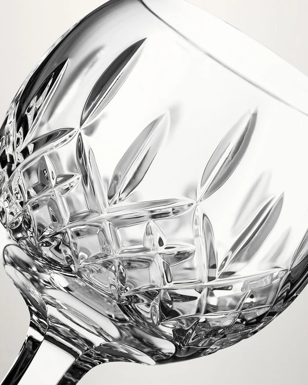 Waterford Lismore rødvinsglas krystal oversized
