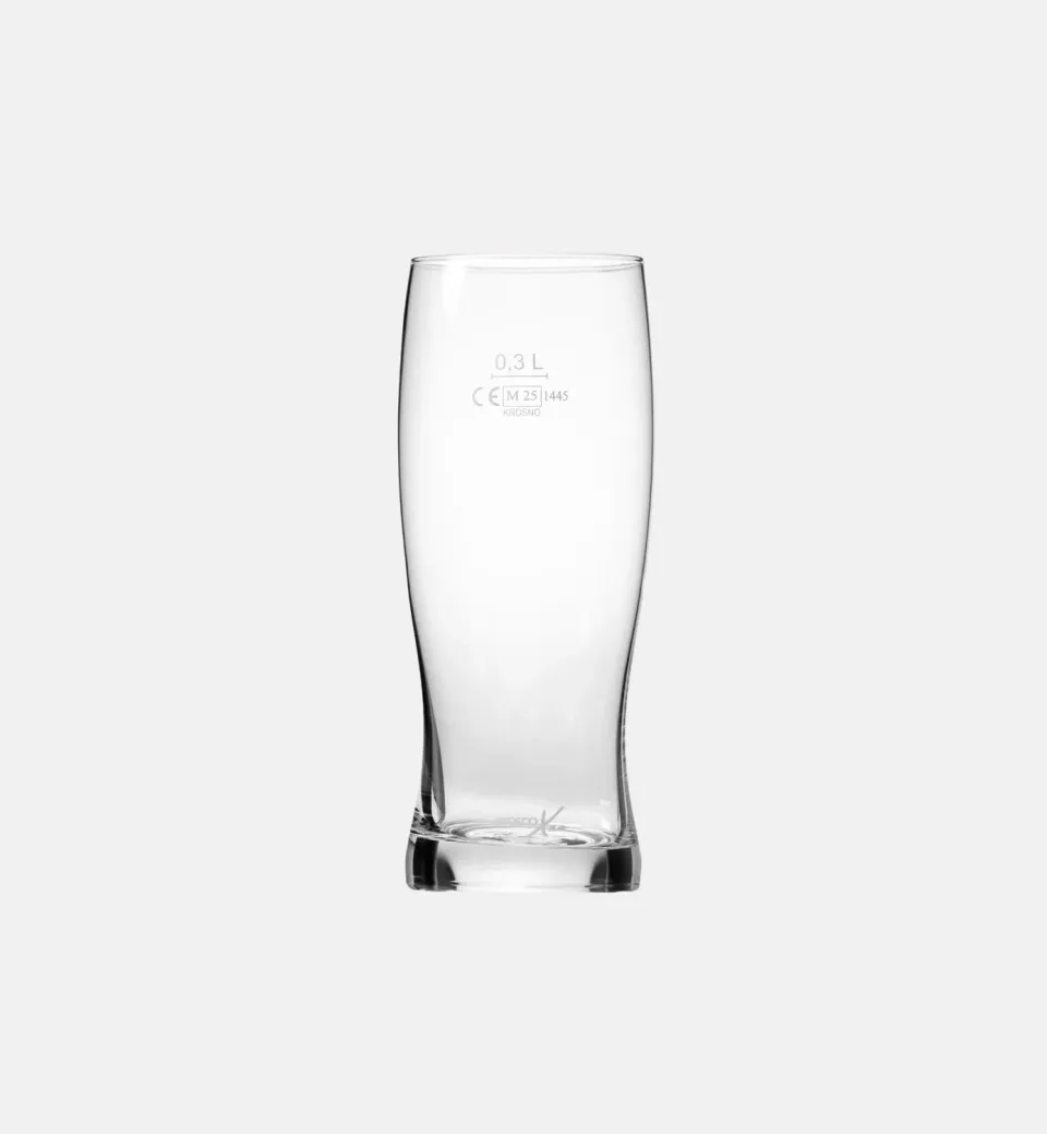 Krosno Ice ølglas 380 tumbler 380 ml krystal