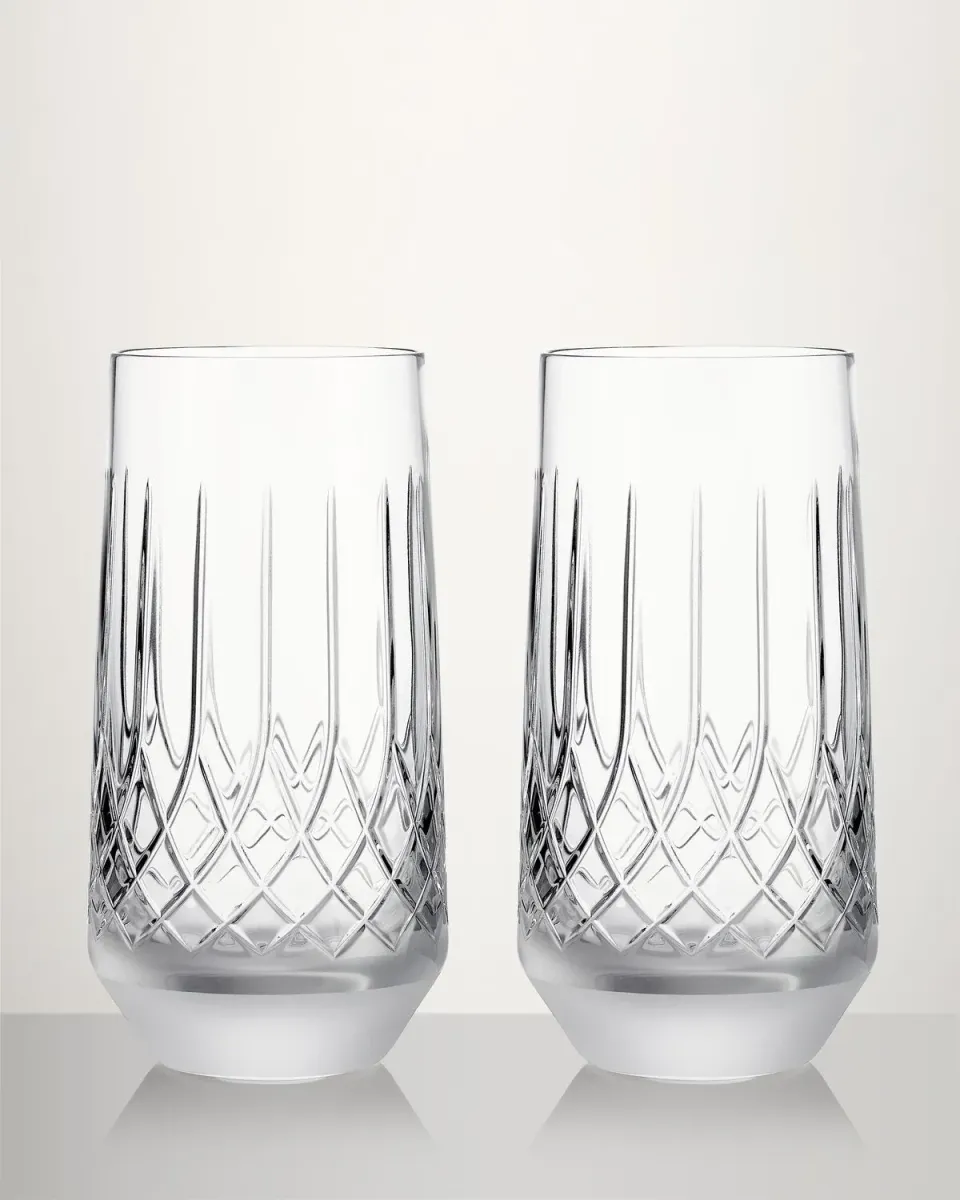 Waterford Lismore Arcus Highball glas 2 stk slebet krystal