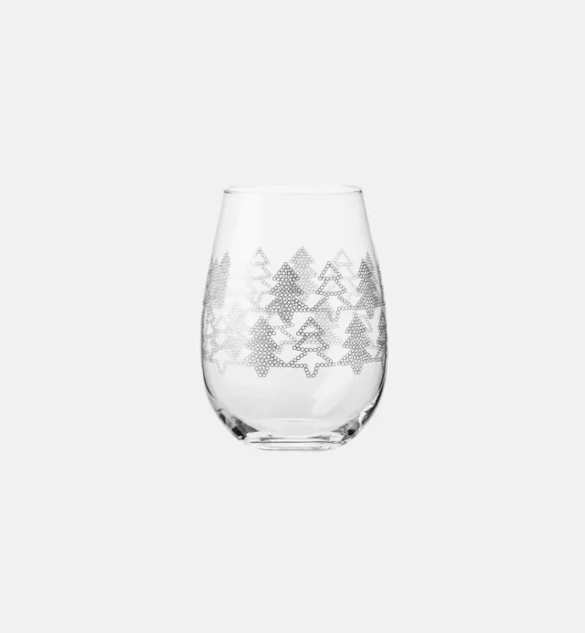 Krosno Christmas Collection vandglas 550 ml 3 stk juletræer