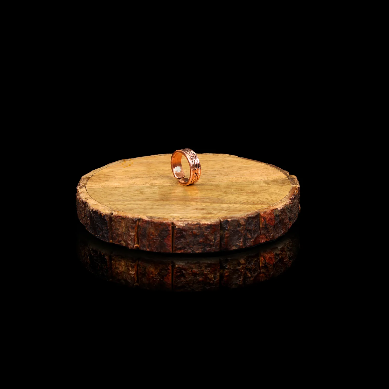 El'Cobre Design 5 kobberring magnet justerbar
