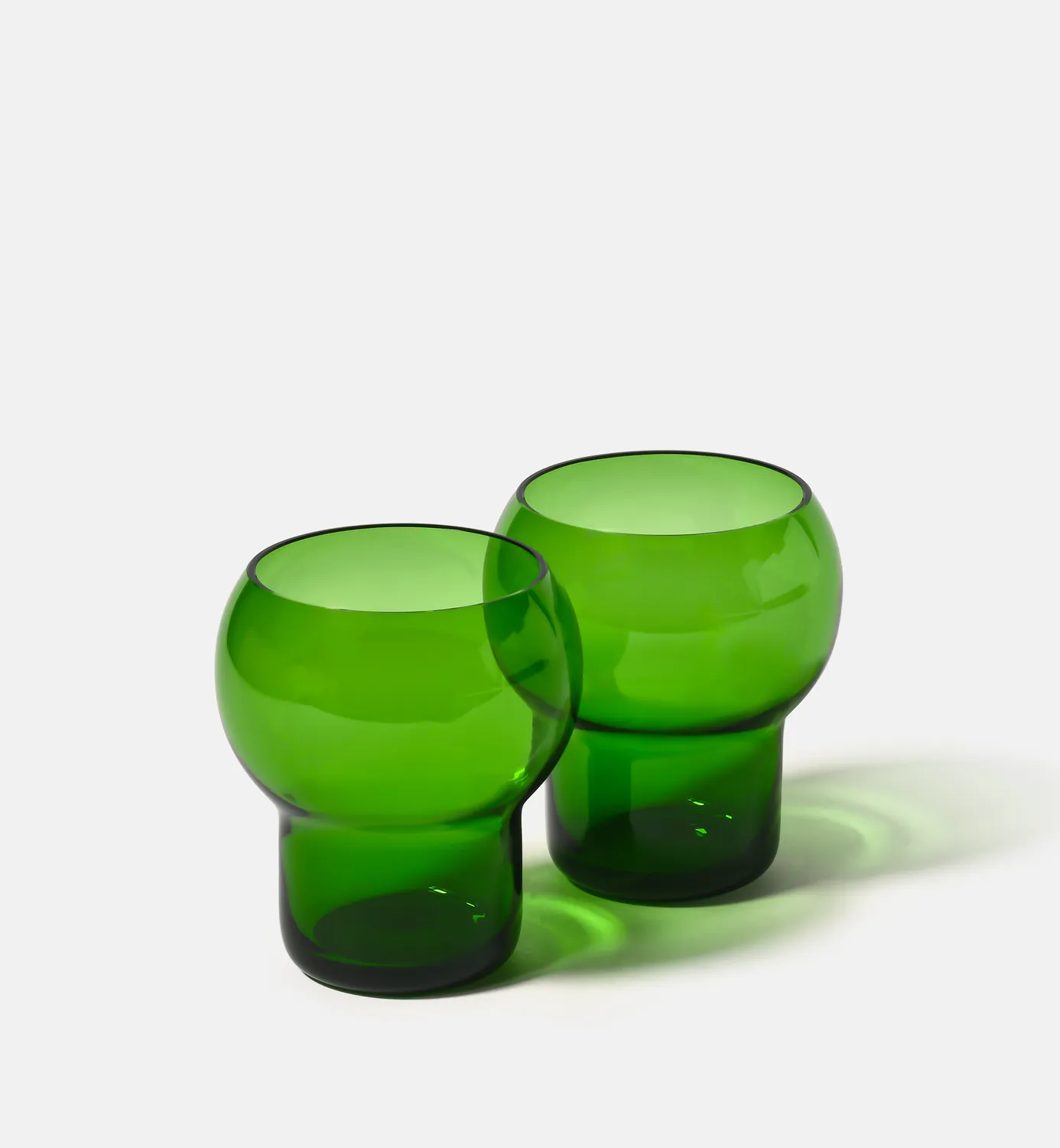 Krosno Bubble 1967 tumbler 280 ml smaragd krystal