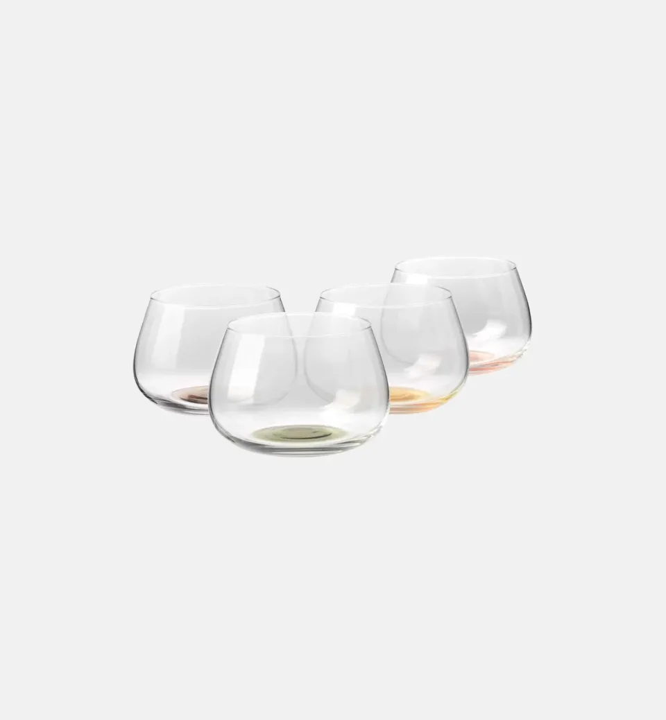 Krosno Serving Moments skål 390 ml 4 stk farvet