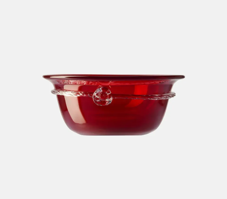 Krosno Aurelia serveringsskål 25 cm rubin
