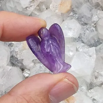 El'Cobre Amethyst Guardian Angel skytsengel 3,5 cm