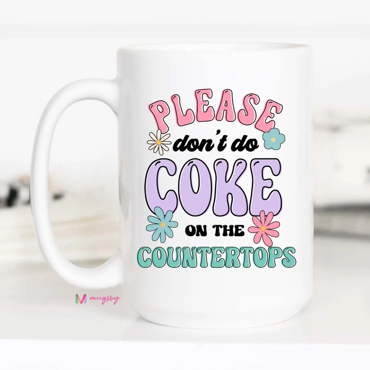 Mugsby Please Don't Do Coke krus 325 ml sort