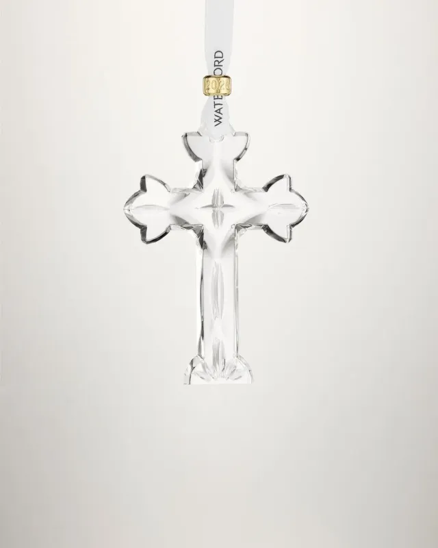 Waterford Christmas Annual Cross 2026 ornament krystal