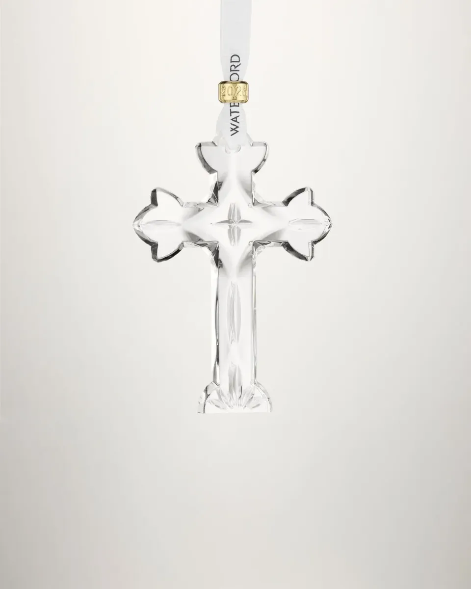 Waterford Christmas Annual Cross 2026 ornament krystal