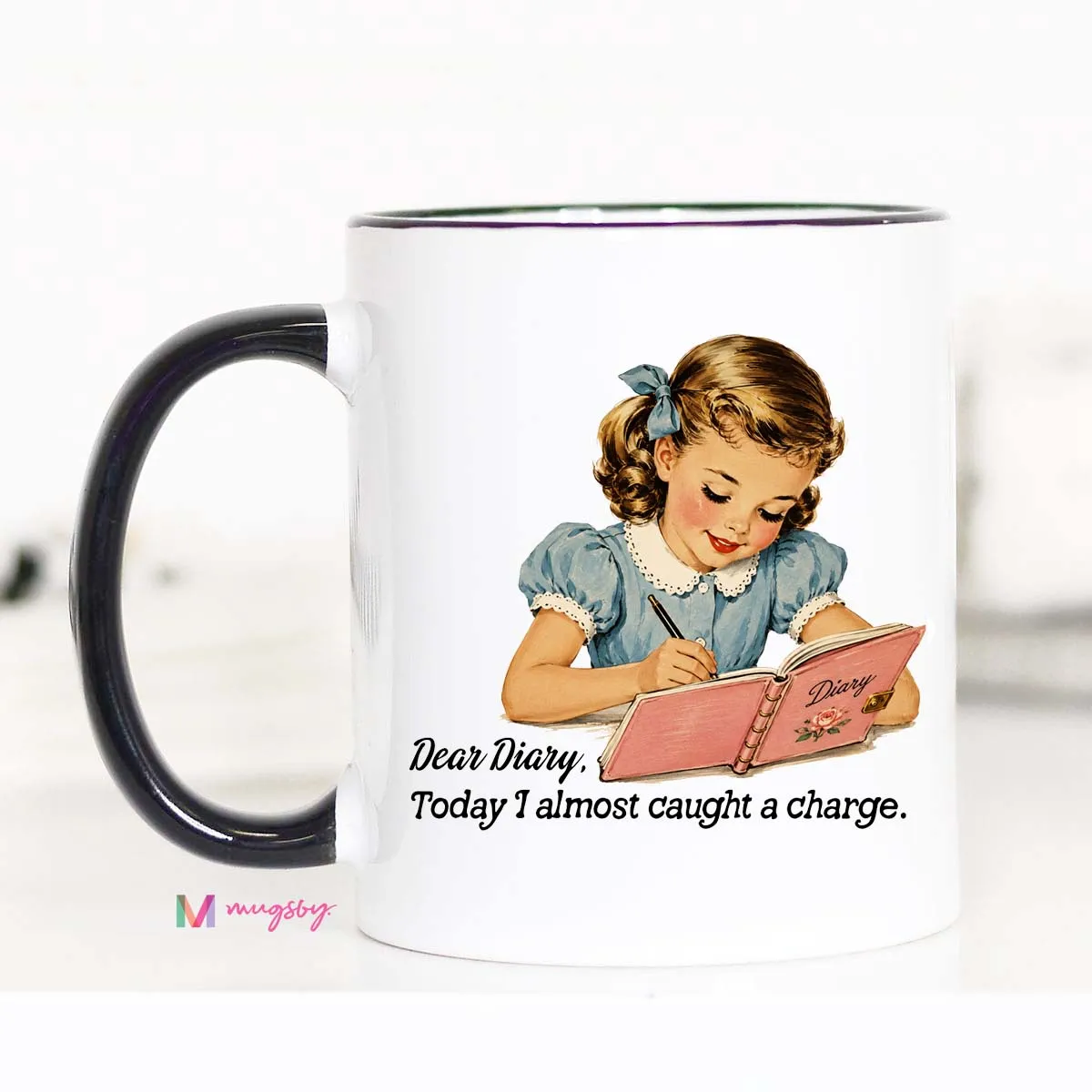 Mugsby Dear Diary krus 325 ml keramik