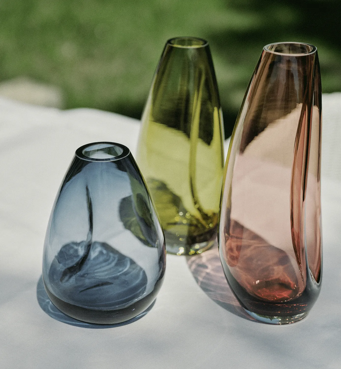 Krosno Flow vase bordeaux 32 cm