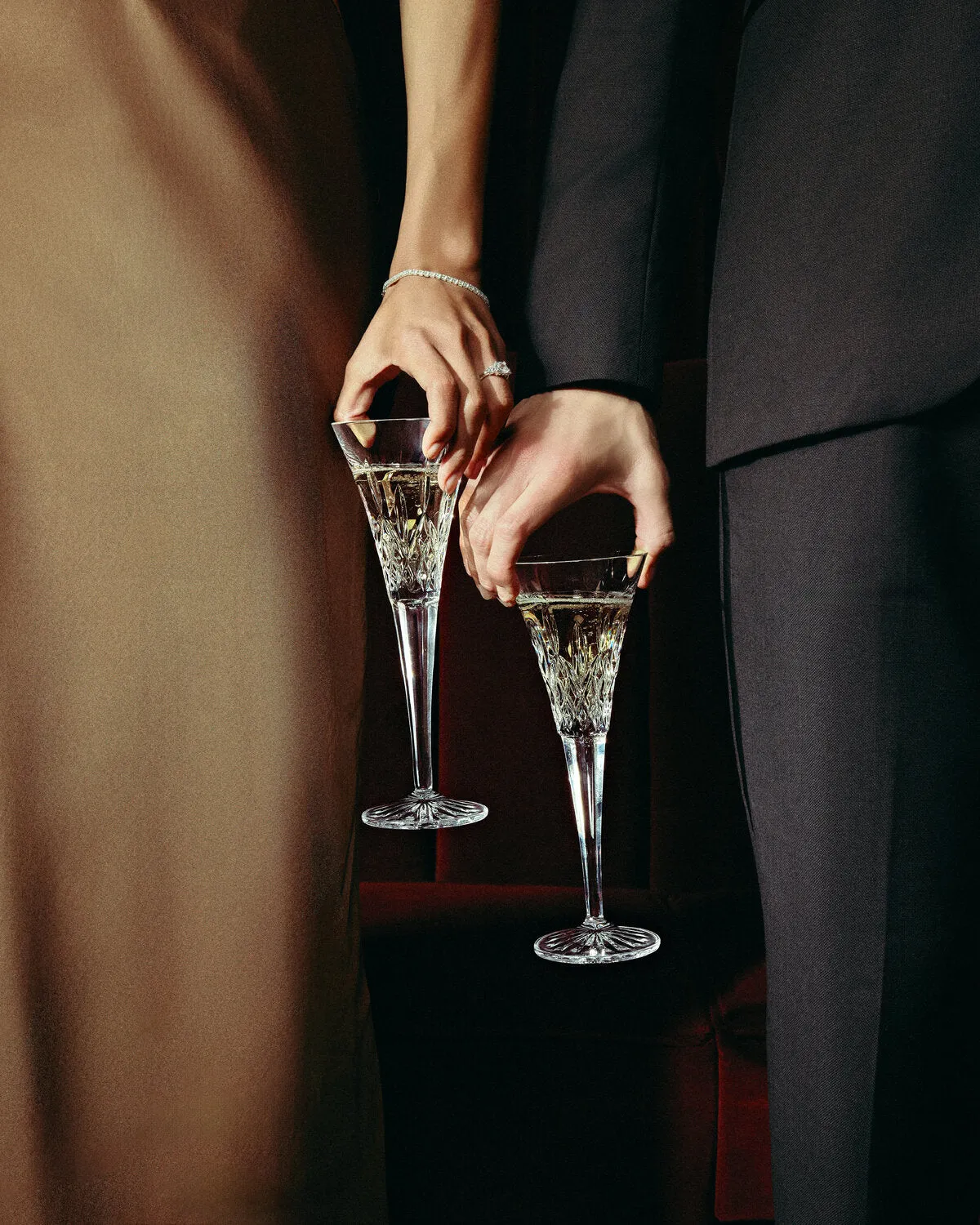 Waterford Lismore champagneglas 2 stk slebet krystal