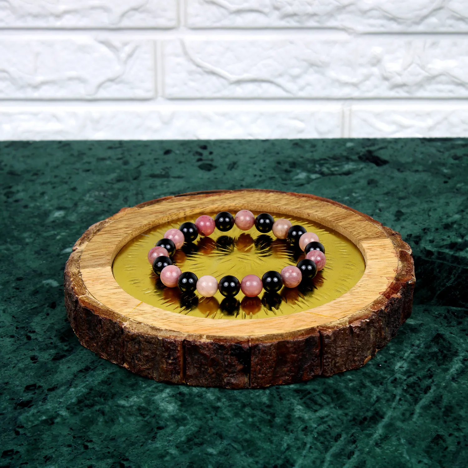 El'Cobre Emotional Healing armbånd granat rhodonit