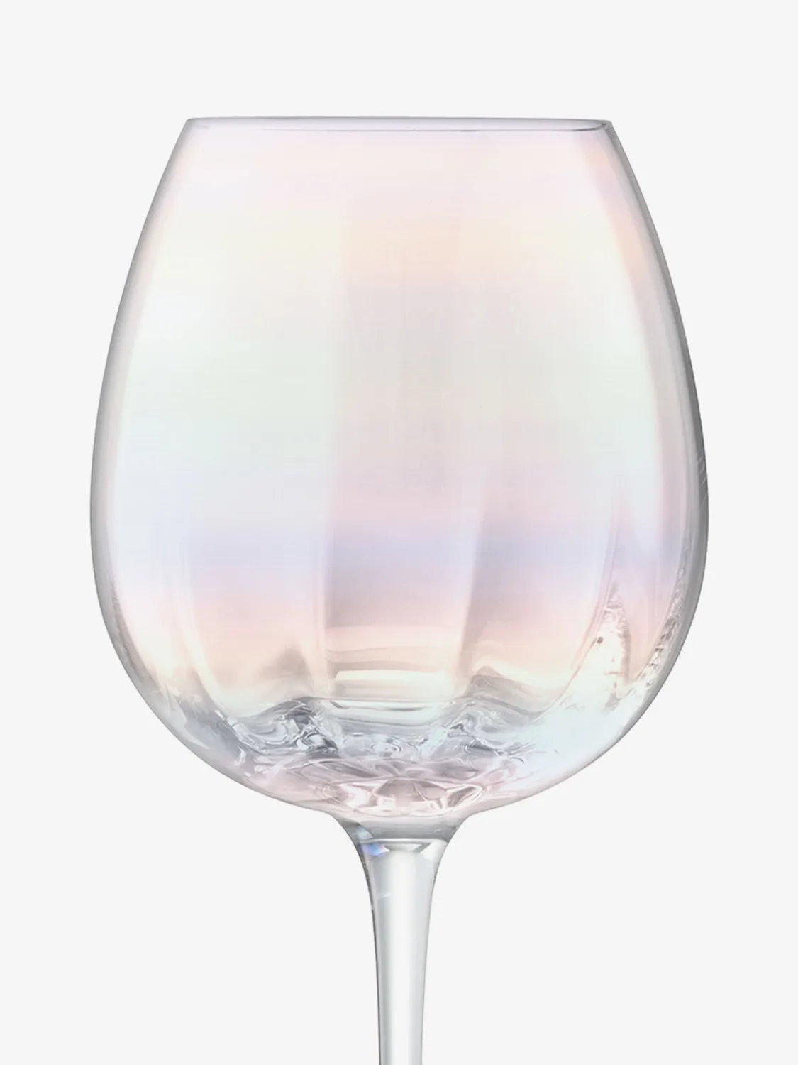 LSA Pearl hvidvinsglas i glas 2 stk perlemor