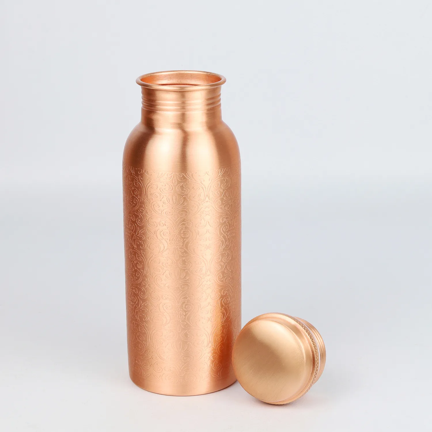 El'Cobre Blossom Etching kobberflaske 700 ml ren kobber