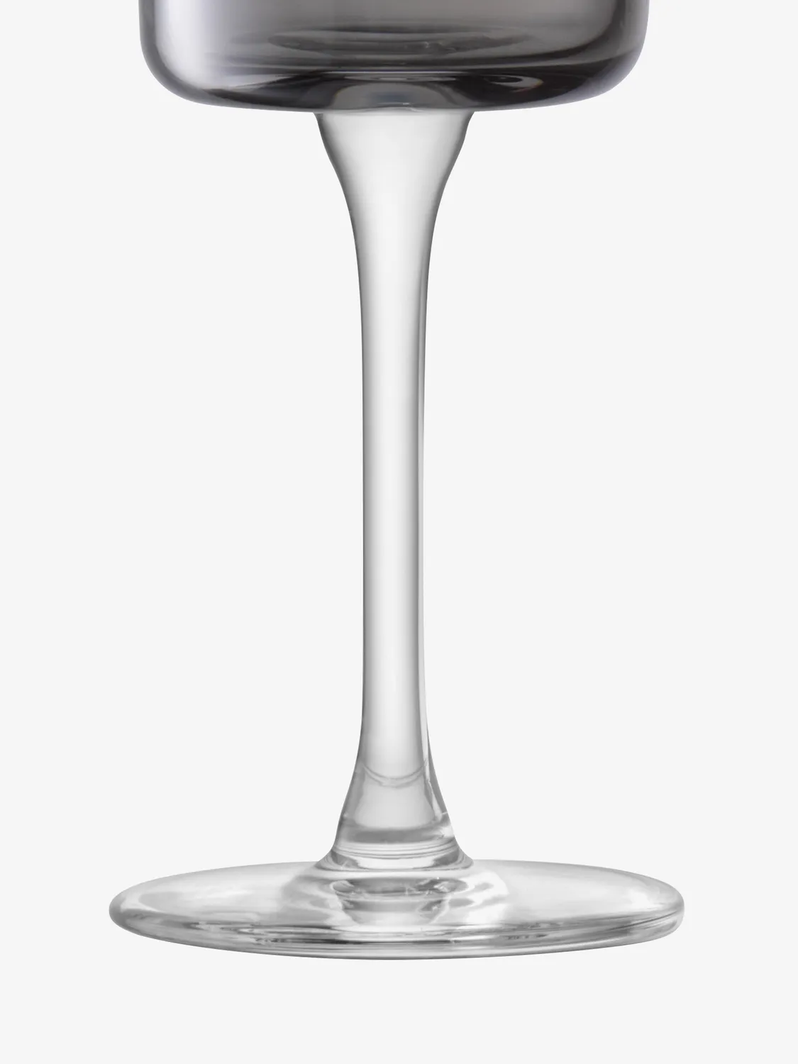 LSA Lunar Champagne Flute glas grå 2 stk