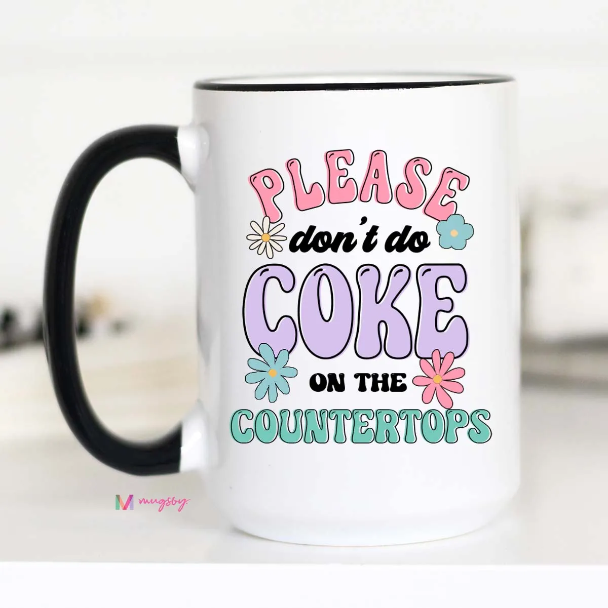 Mugsby Please Don't Do Coke krus 325 ml sort