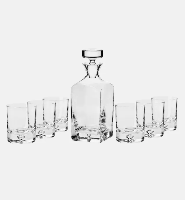 Krosno Legend whiskysæt 7 dele krystal 750 ml