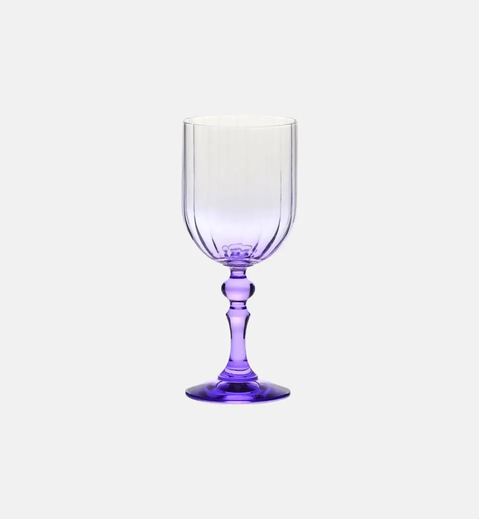 Krosno Ombré vinglas 300 ml med lilla stilk