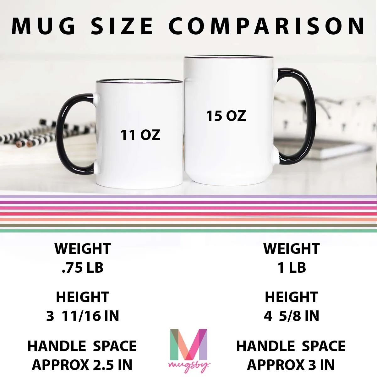 Mugsby Results May Vary kop hvid 325 ml keramik sjov