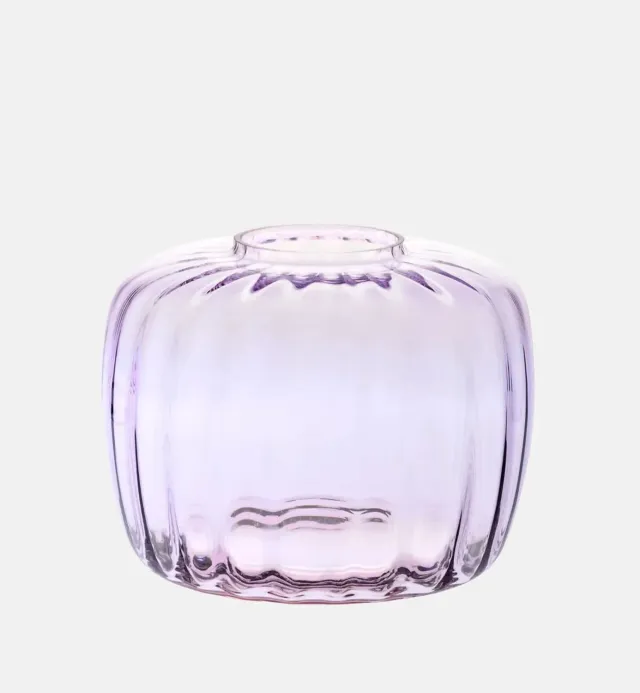 Krosno Ballerina vase 19 cm rosakvarts krystal