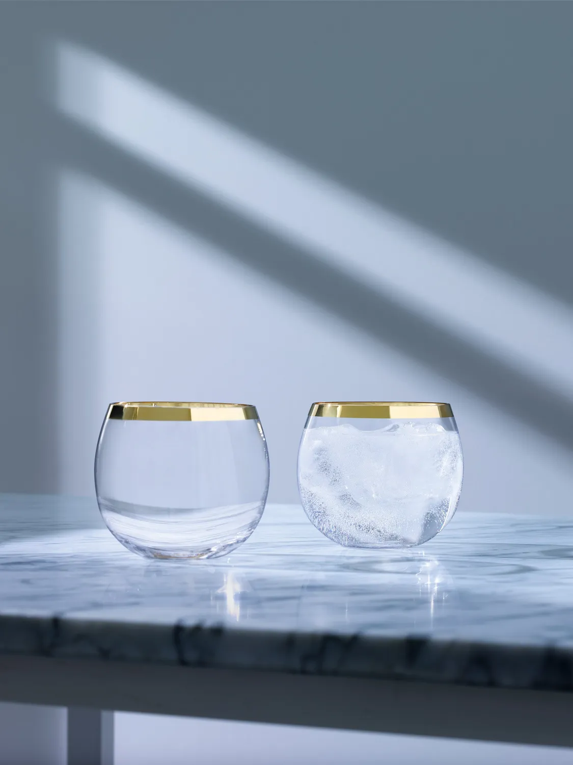 LSA Luca tumbler glas guld 2 stk