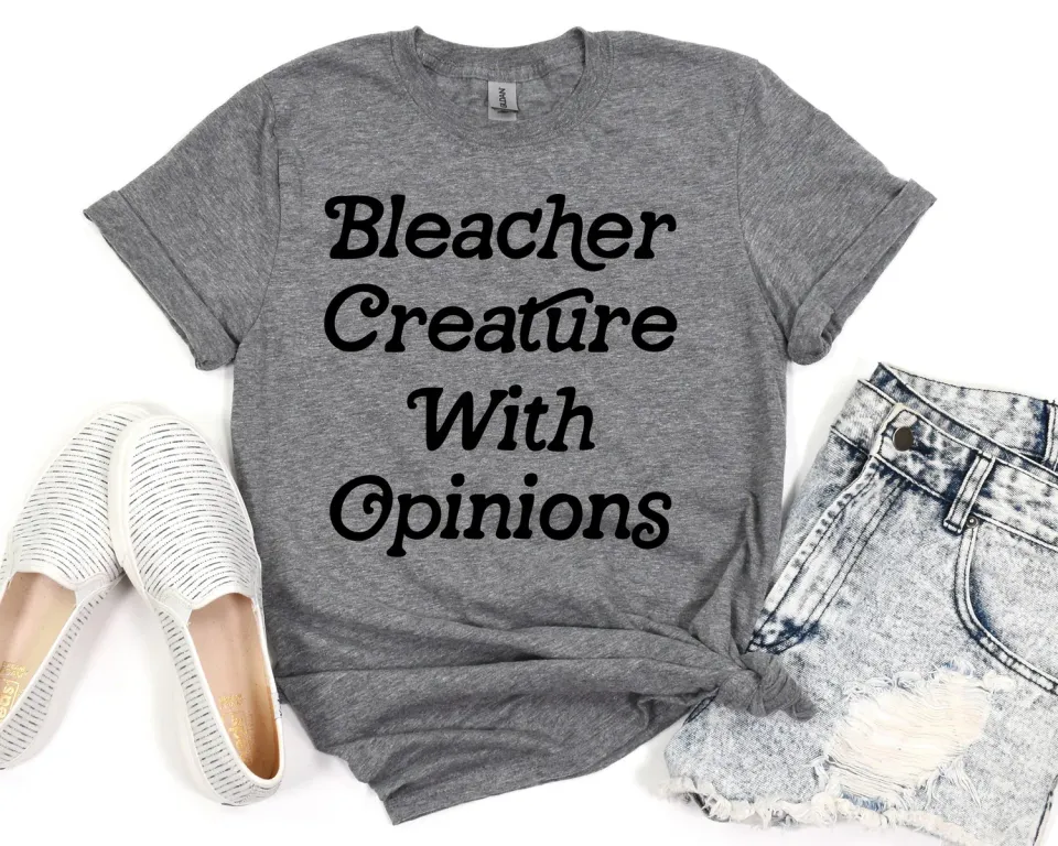 Mugsby Bleacher Creature With Opinions T-shirt