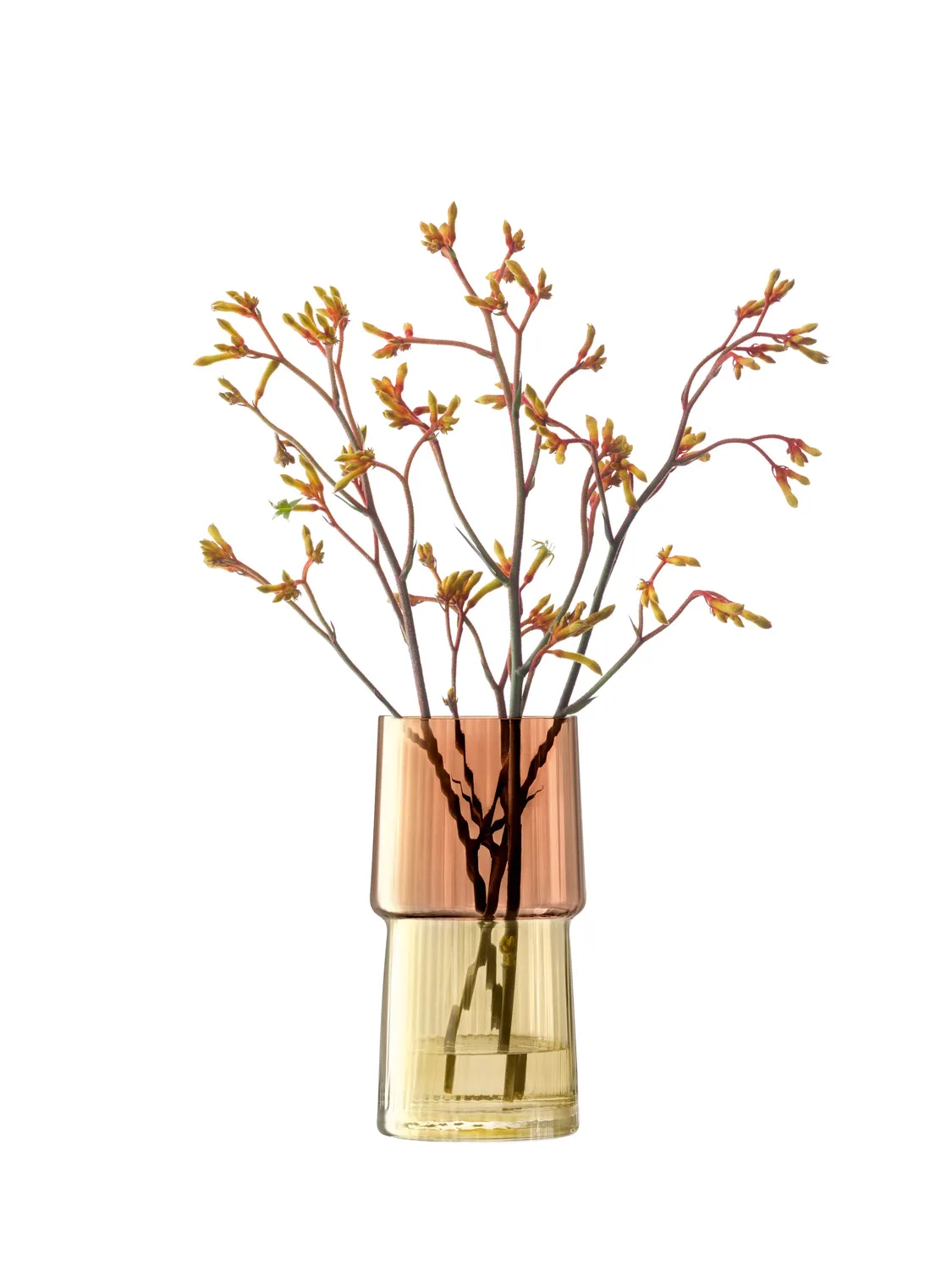 LSA Gems vase lanterne glas tofarvet