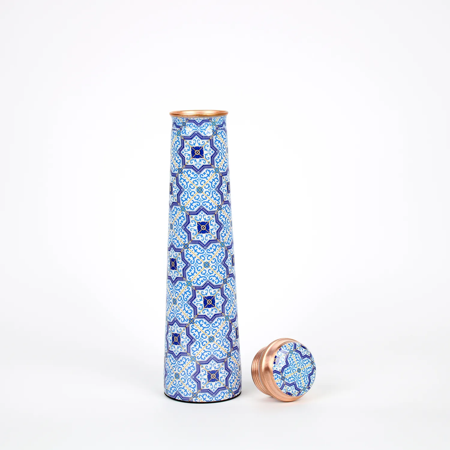 El'Cobre Tower kobberflaske 850 ml Azulejo print