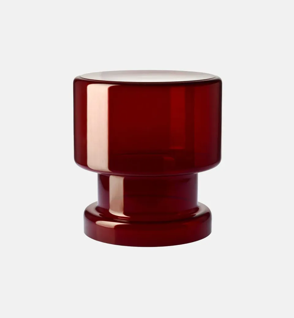 Krosno Coffee Table 01 glasbord rubinrød