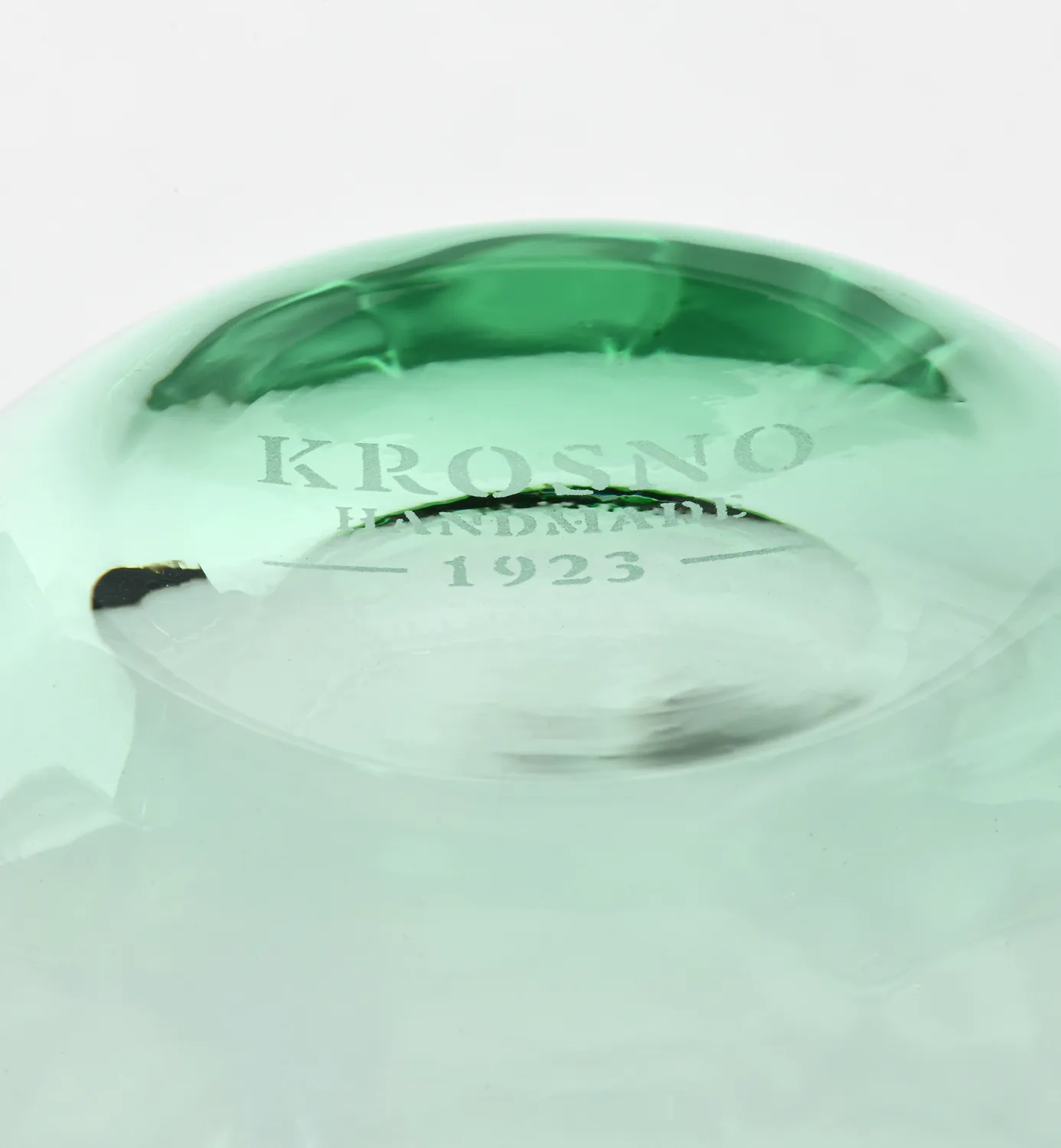 Krosno Gemstone lysestage 11,4 cm smaragd sæt
