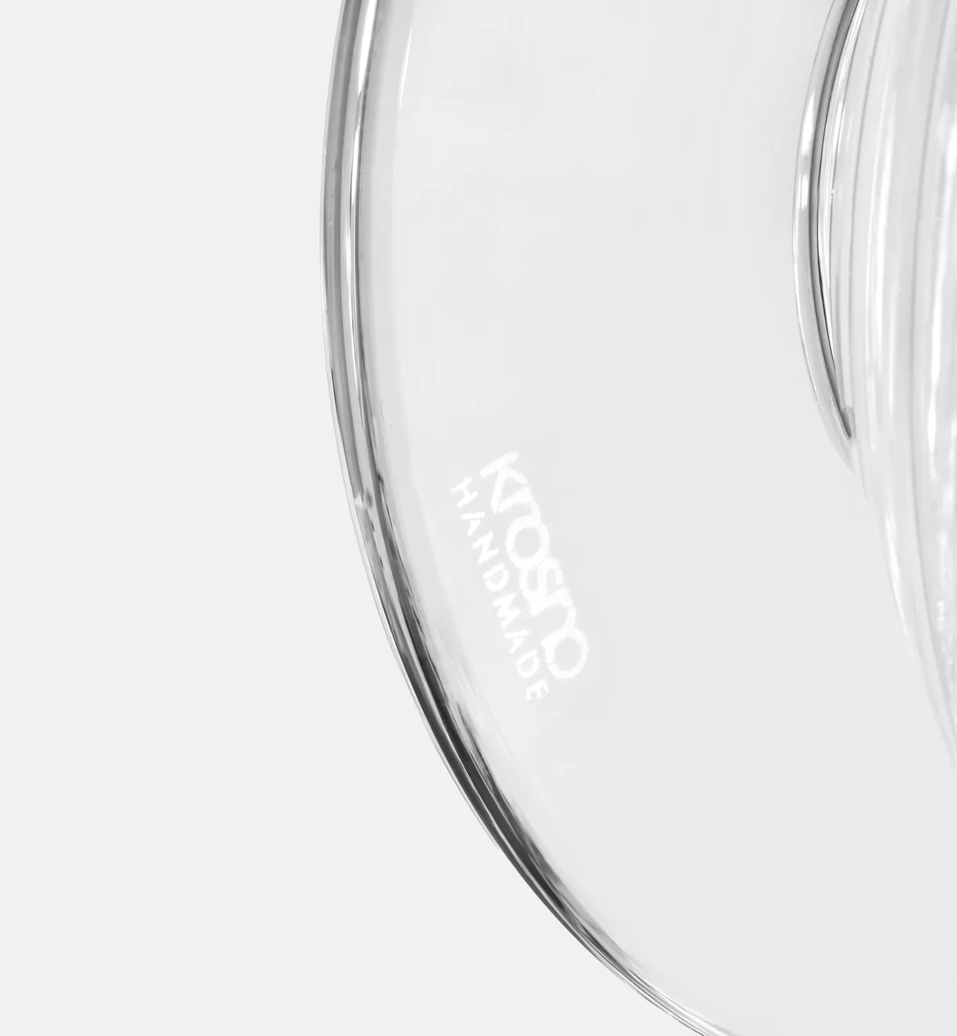 Krosno serveringsskål på fod 20 cm krystalglas