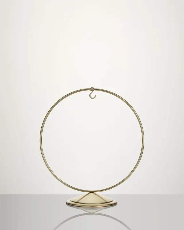 Waterford ornamentstander guld metal julepynt