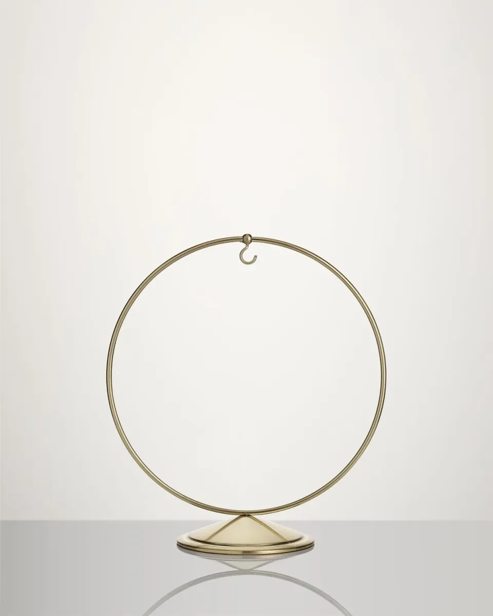 Waterford ornamentstander guld metal julepynt