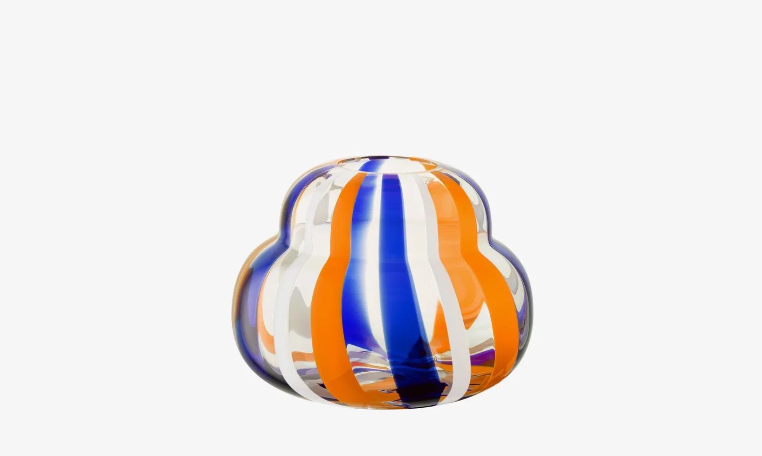 LSA Folk vase mundblæst glas blomstervase