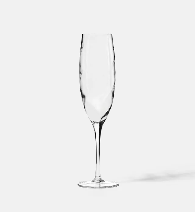 Krosno Romance champagneglas 170 ml riflet krystal