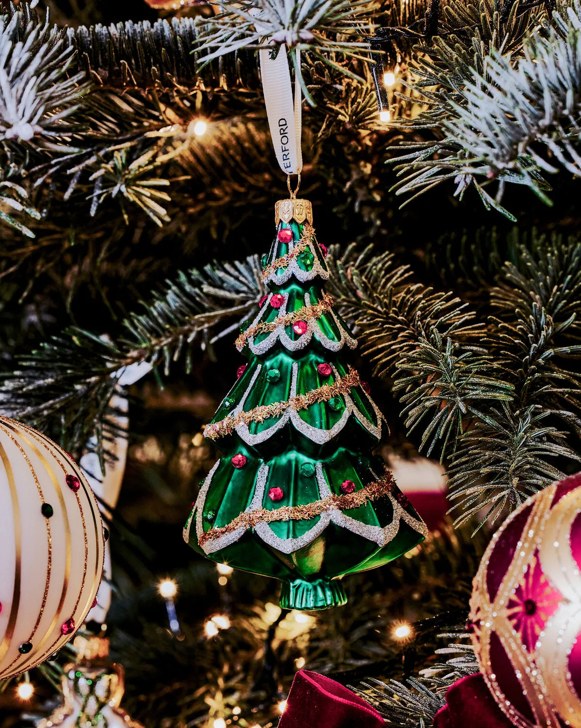 Waterford Holiday Heirlooms juletræspynt glas ornament