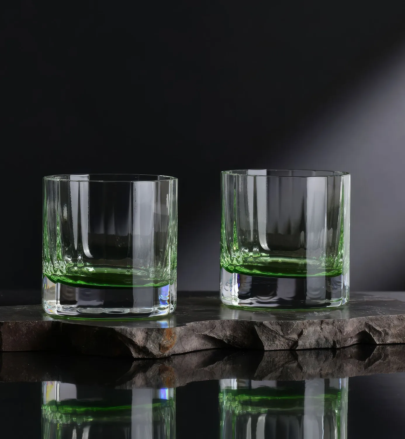 Krosno Futura tumblerglas olivengrøn 230 ml