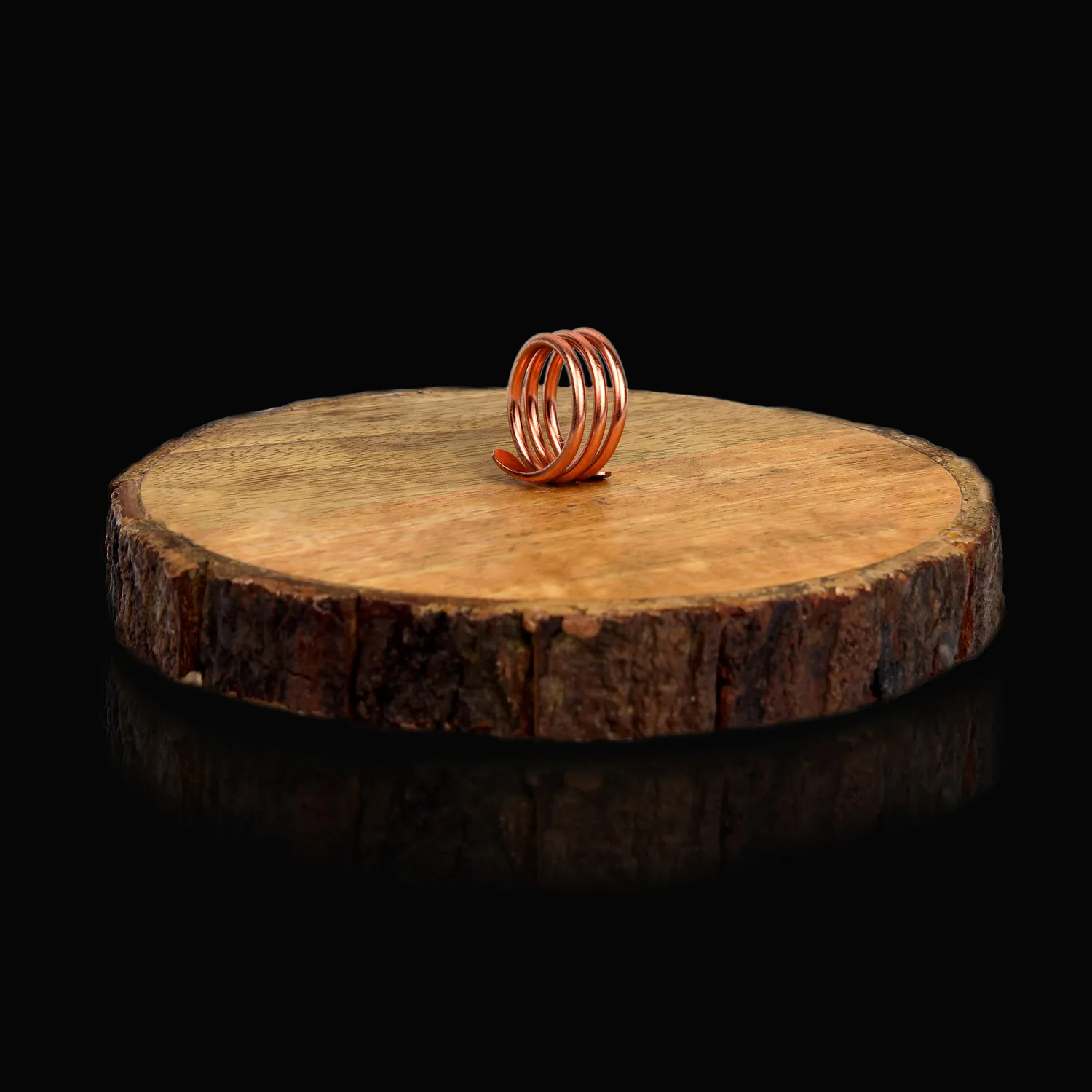 El'Cobre Design 7 kobberring justerbar kobber