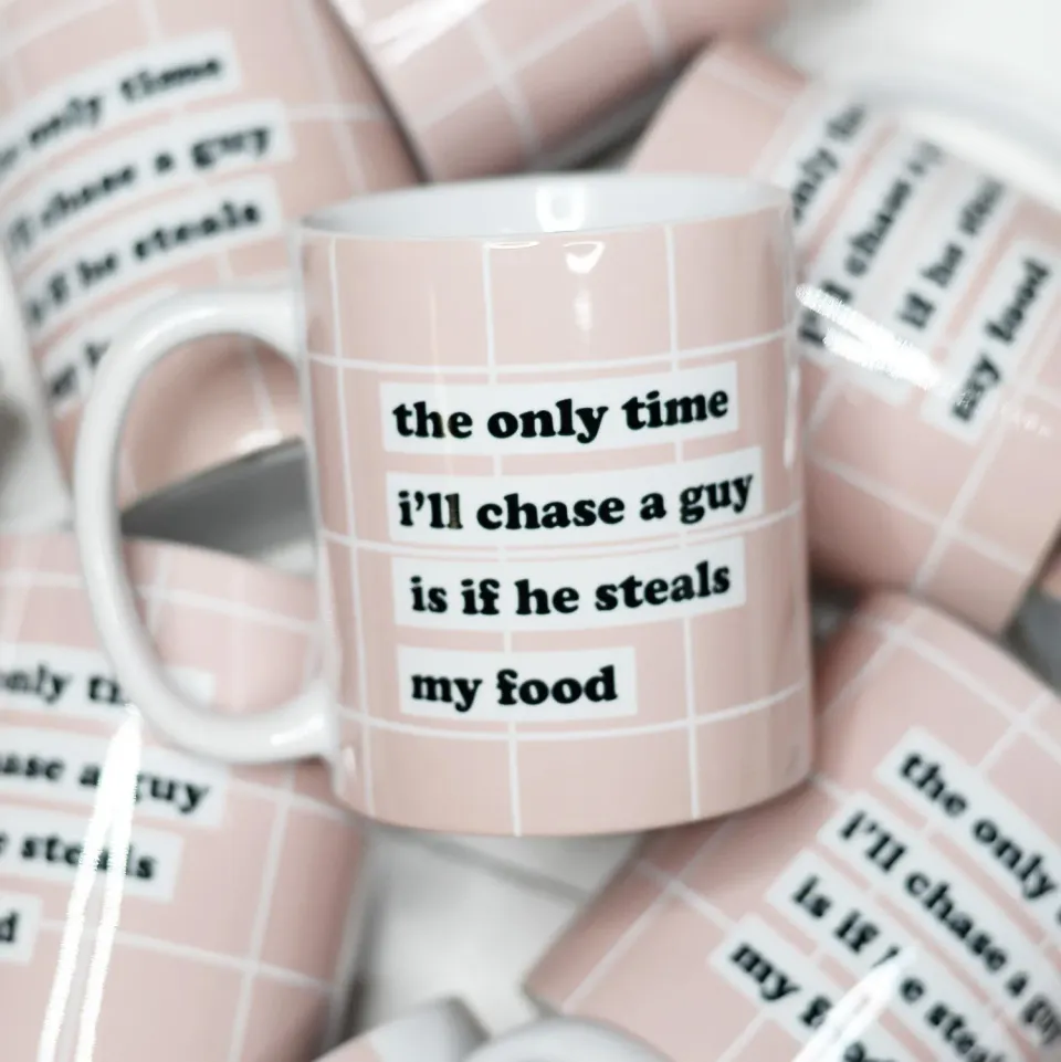 Mugsby Chase a Guy krus 325 ml sjov valentine