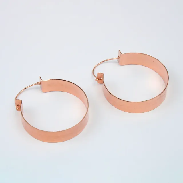 El'Cobre Design 9 kobber øreringe håndlavede