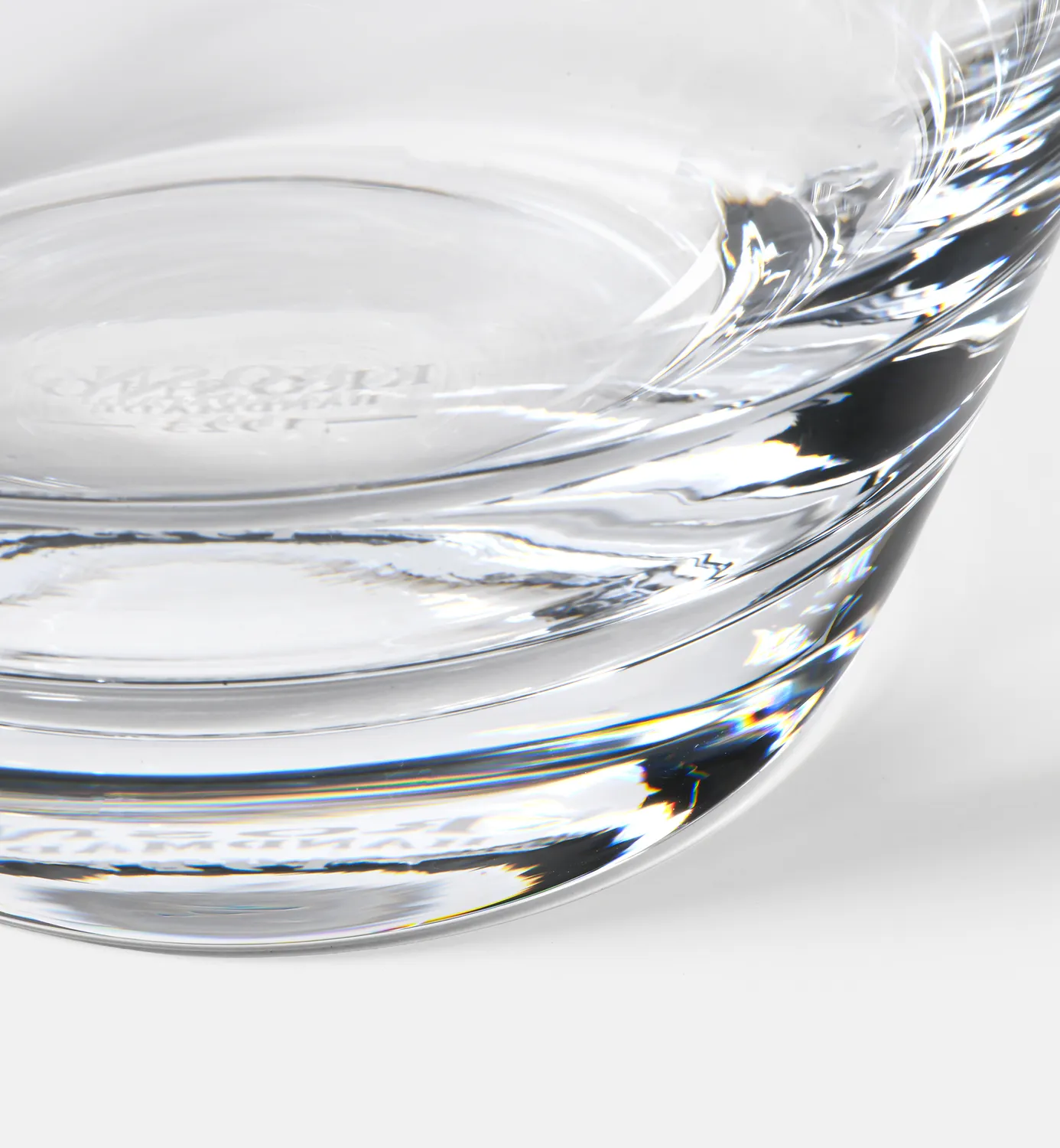 Krosno Gemstone vase 25 cm klart glas