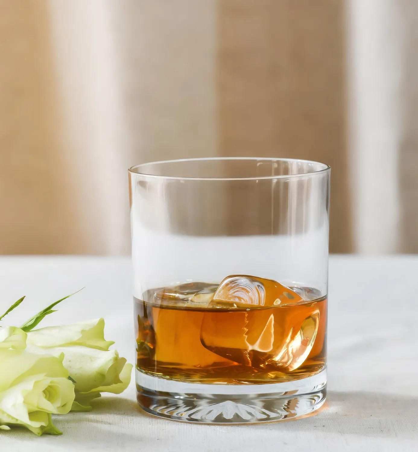 Krosno Mixology whiskyglas 300 ml med præget bund