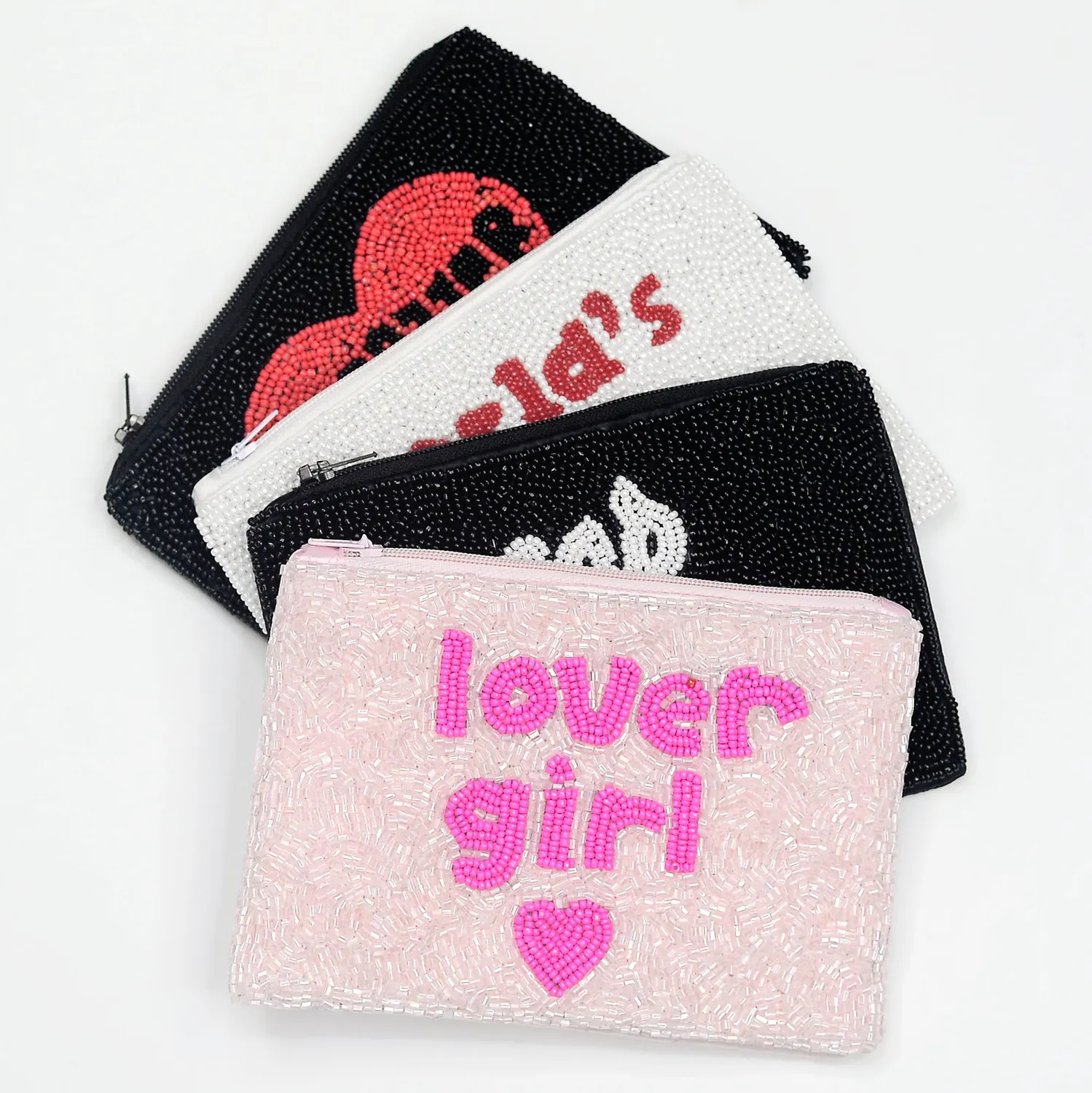 Mugsby Maneater Era perle clutch 13x15 cm