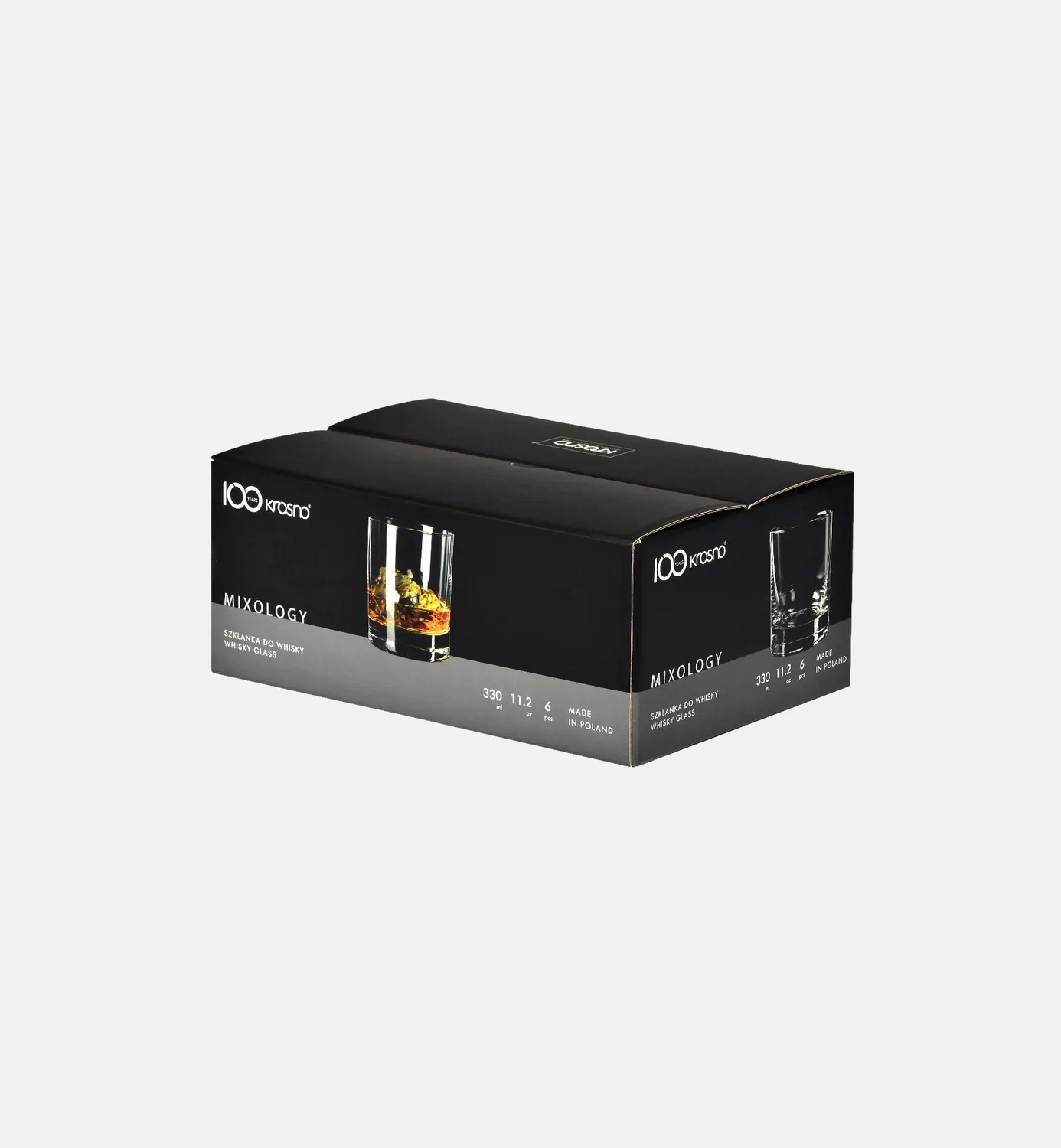 Krosno Mixology whiskyglas 330 ml tung bund