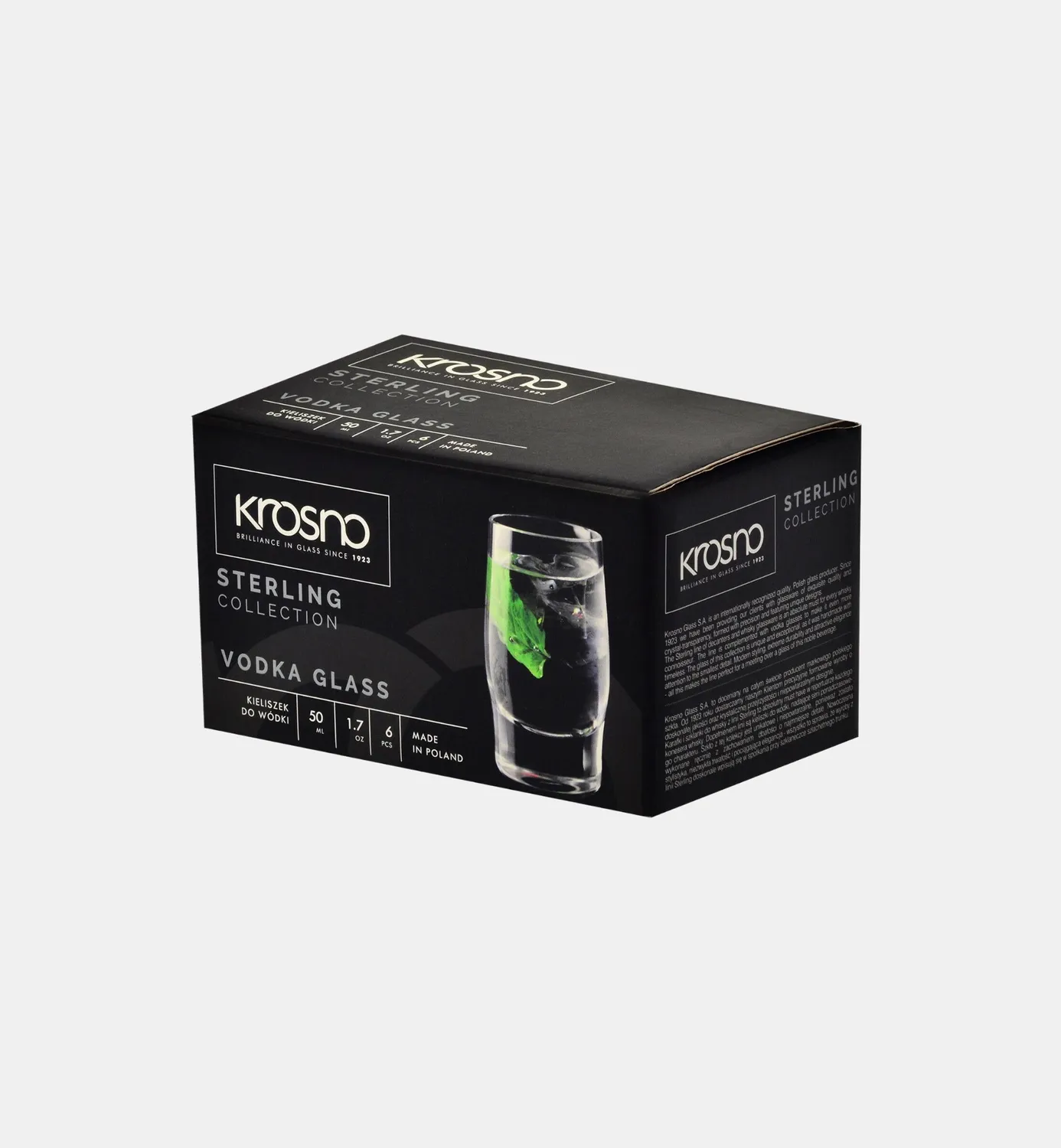 Krosno Sterling vodkaglas 50 ml krystal