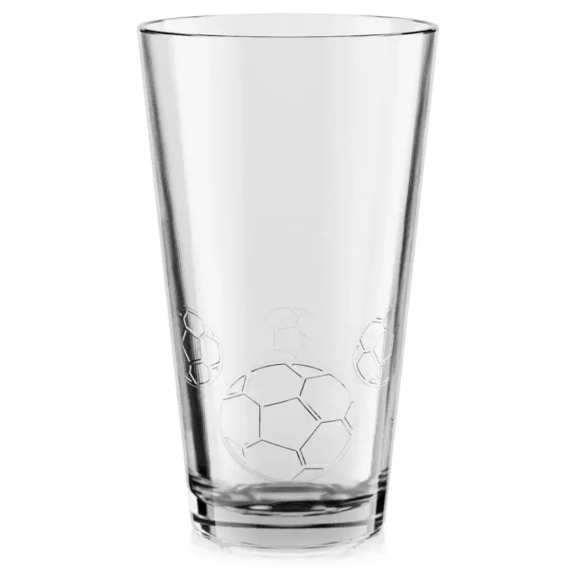 Libbey Soccer tumblerglas 473 ml klart glas fodbold