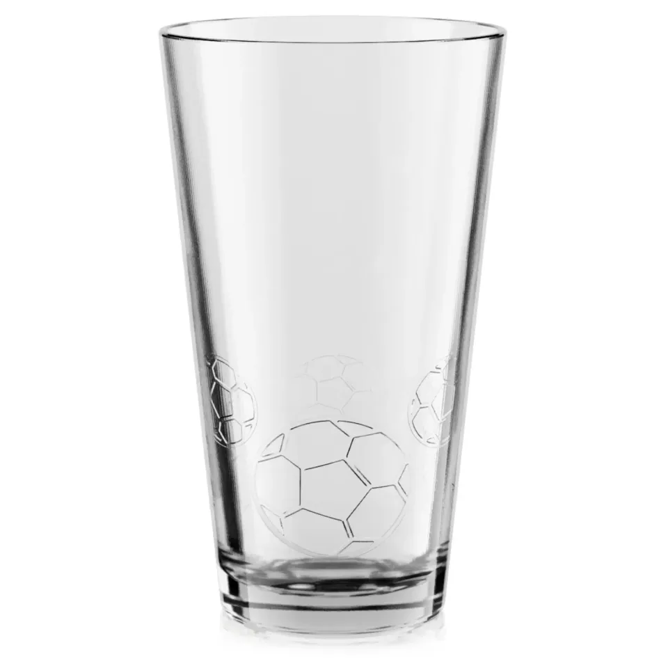 Libbey Soccer tumblerglas 473 ml klart glas fodbold