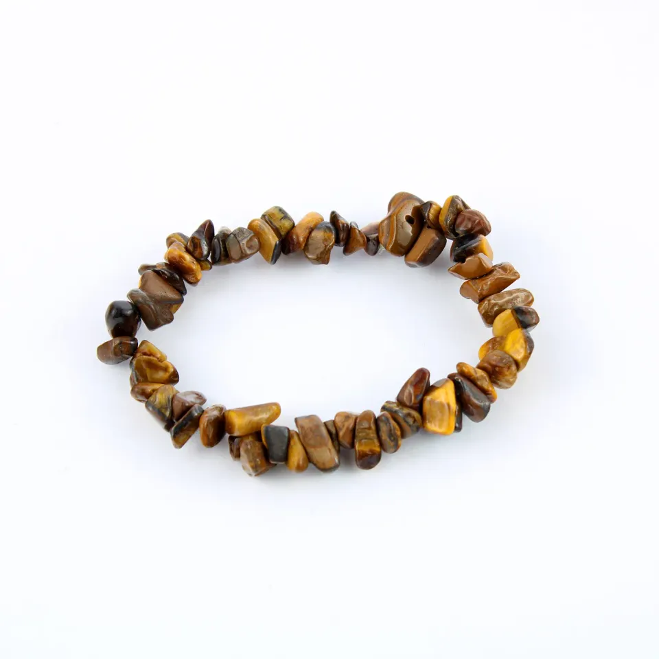 El'Cobre Tiger Eye krystalarmbånd tigerøje chips