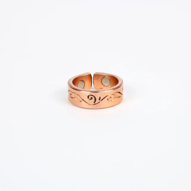 El'Cobre Design 3 kobberring med magnet justerbar