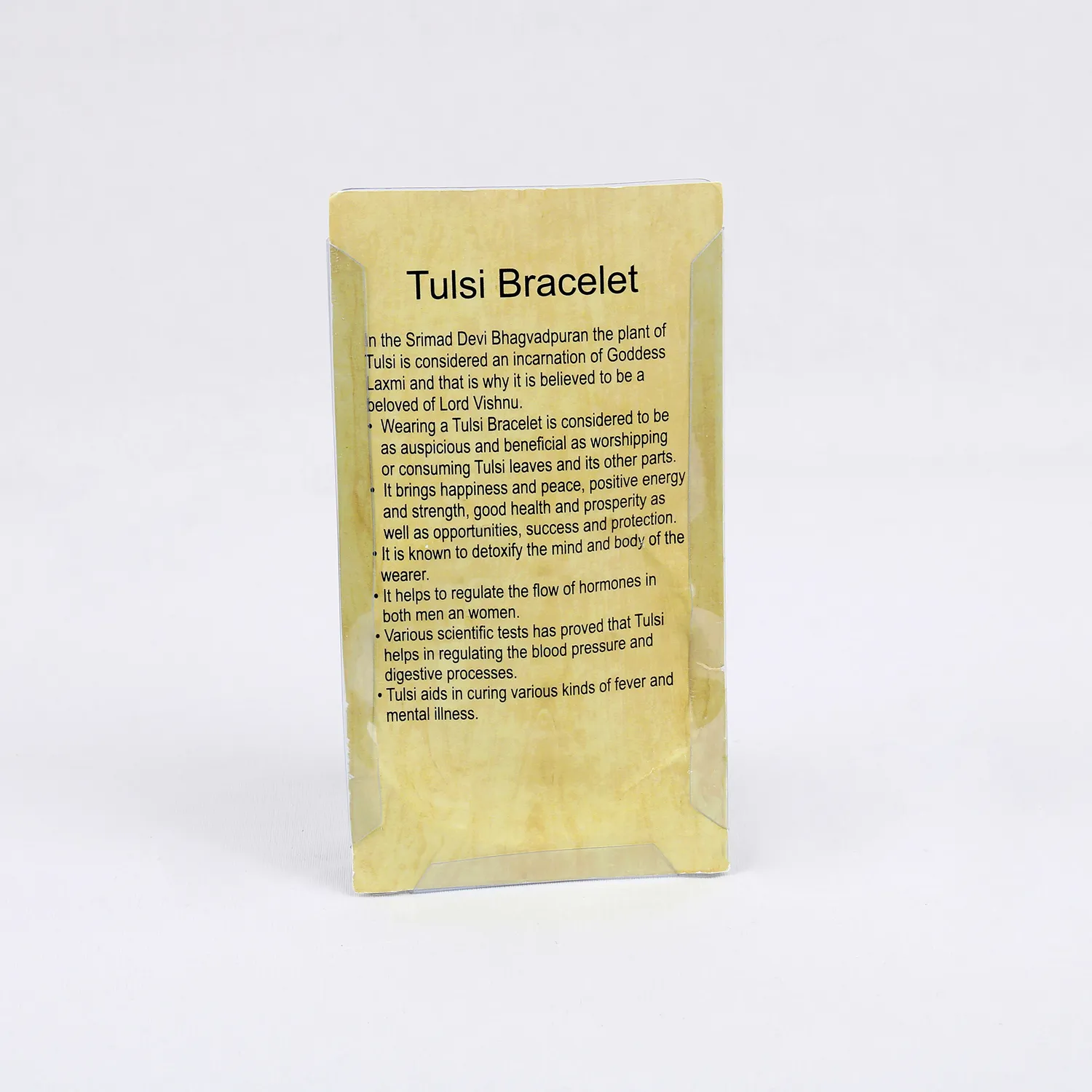 El'Cobre Tulsi armbånd brunt med certifikat
